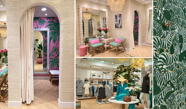 Images of store interiors